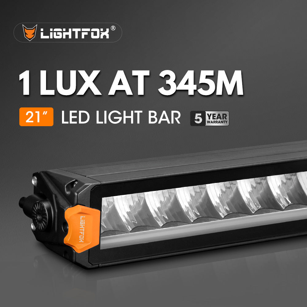 Lightfox Vertex Series 21inch LED Light Bar With DRL 1Lux@345m IP68 8,551 LM