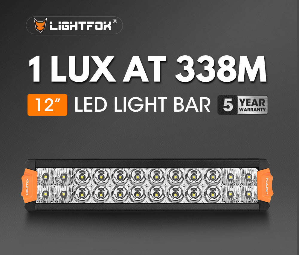 Rigel Series 12inch Osram LED Light Bar 1Lux @ 338m 5,431 Lumens