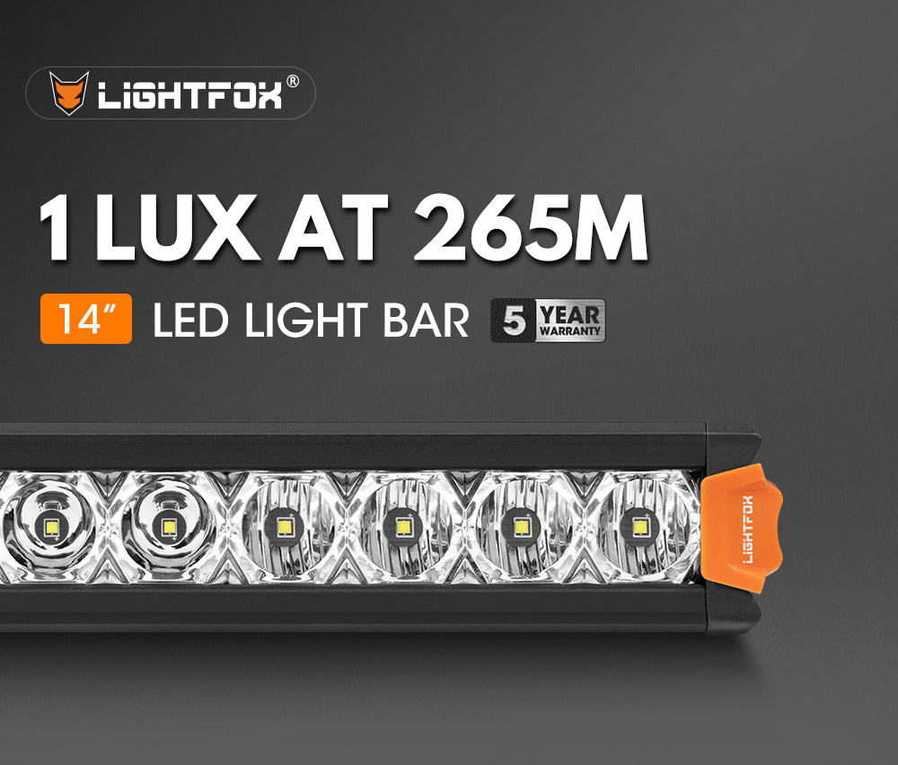 Vega Series 14inch Osram LED Light Bar 1Lux @ 265m 4,735 Lumens