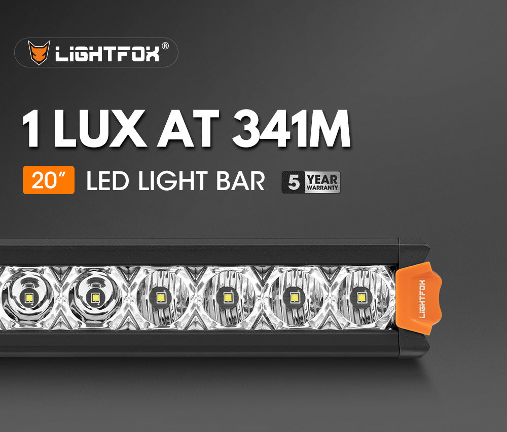 Vega Series 20inch Osram LED Light Bar 1Lux @ 341m  7,551 Lumens