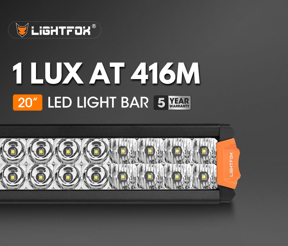 Rigel Series 20inch Osram LED Light Bar 1Lux @ 416m 9,001 Lumens
