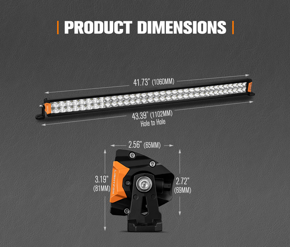 Rigel Series 40inch Osram LED Light Bar 1Lux @ 517m 18,040 Lumens