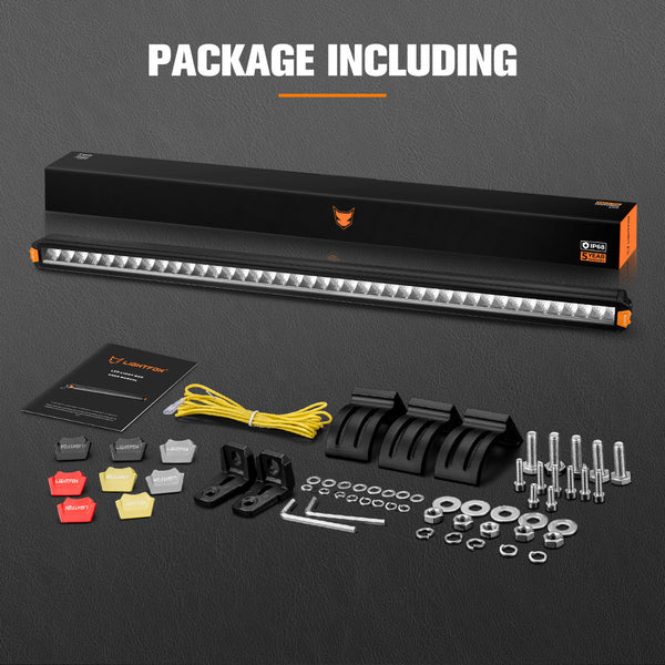 Lightfox Vertex Series 40inch LED Light Bar With DRL 1Lux@473m IP68 17