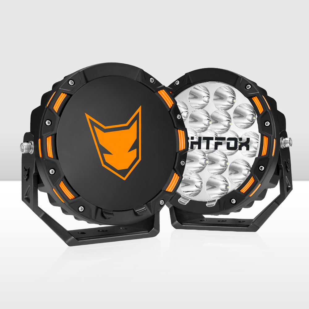 LIGHTFOX OSRAM Driving Spot Lights LED 7inch 1Lux@1,032m(Pair)