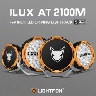 LIGHTFOX 7"+9" Osram LED Driving Lights