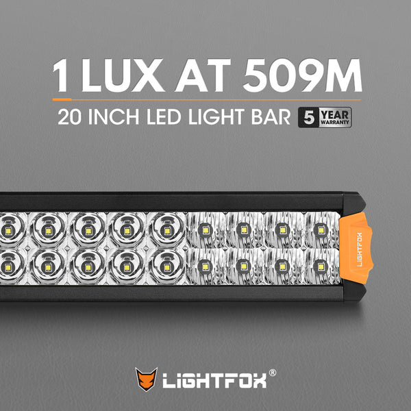 Rigel Series 20inch Osram LED Light Bar 1Lux @ 509m 15,096 Lumens